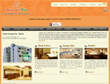 Tablet Screenshot of hotelorangepie.com